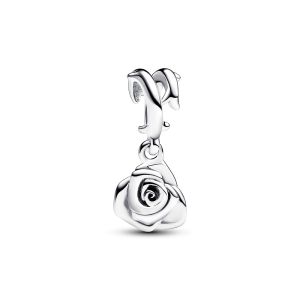 Pandora Moments Virágzó rózsa függő Ezüst színű Charm