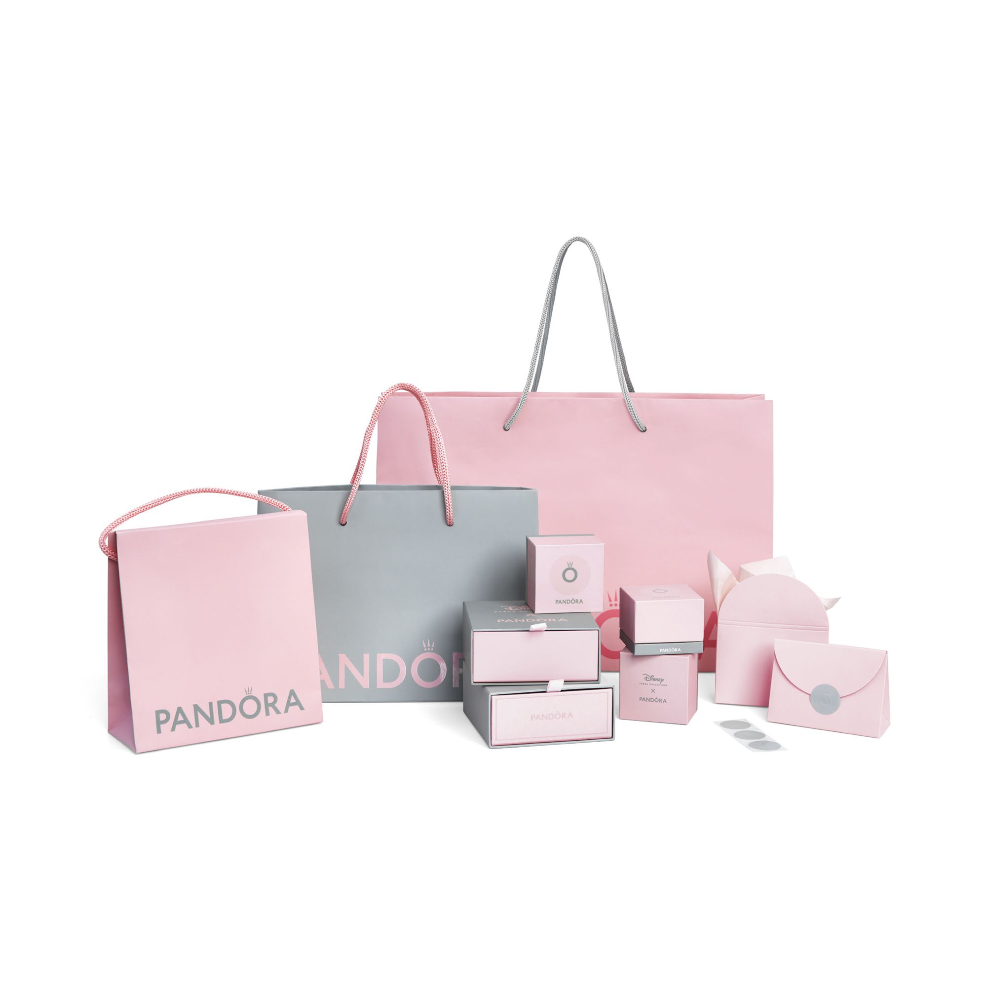Pandora Időtlen elegancia rozé arany fülbevaló