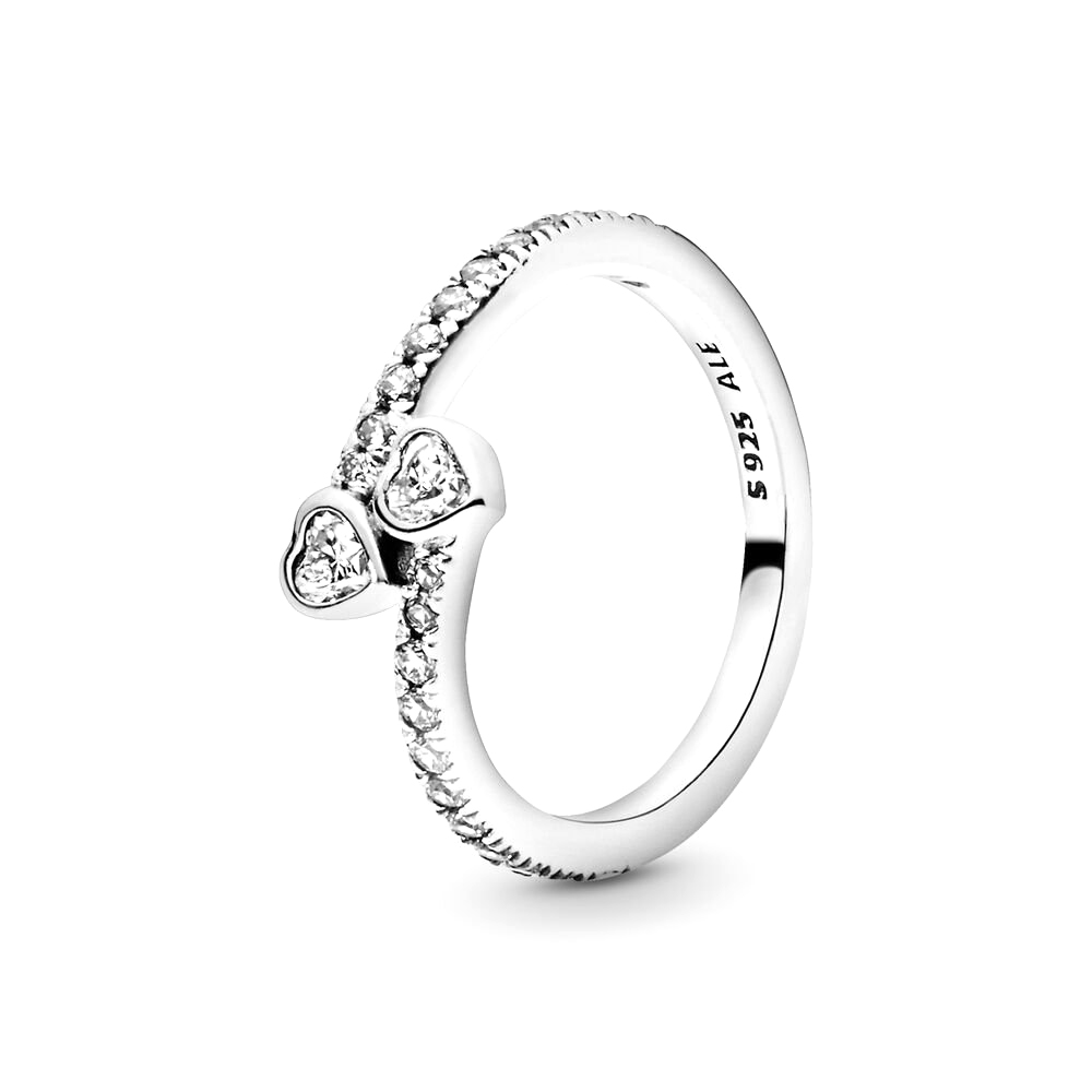 Pandora Örök szívek ezüst gyűrű