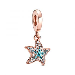 Pandora Moments Tengeri csillag rozé arany függő charm