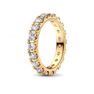 Pandora Örök szikrázó sor Sárga arany Gyűrű