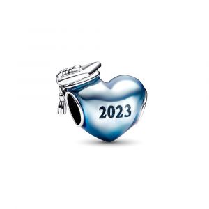 Pandora Moments Kék 2023 ballagási Ezüst Charm